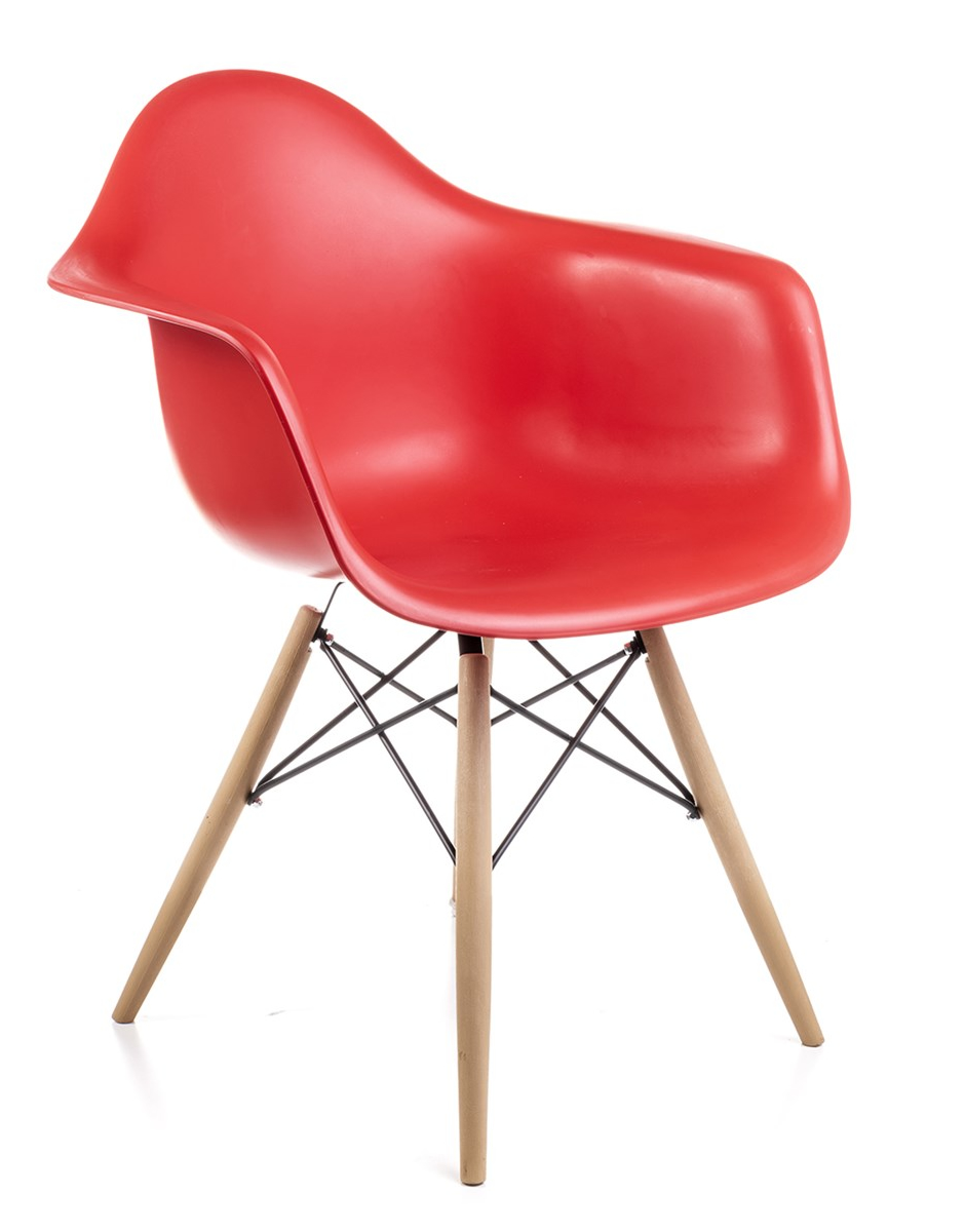 Kırmızı Kolçaklı Sandalye