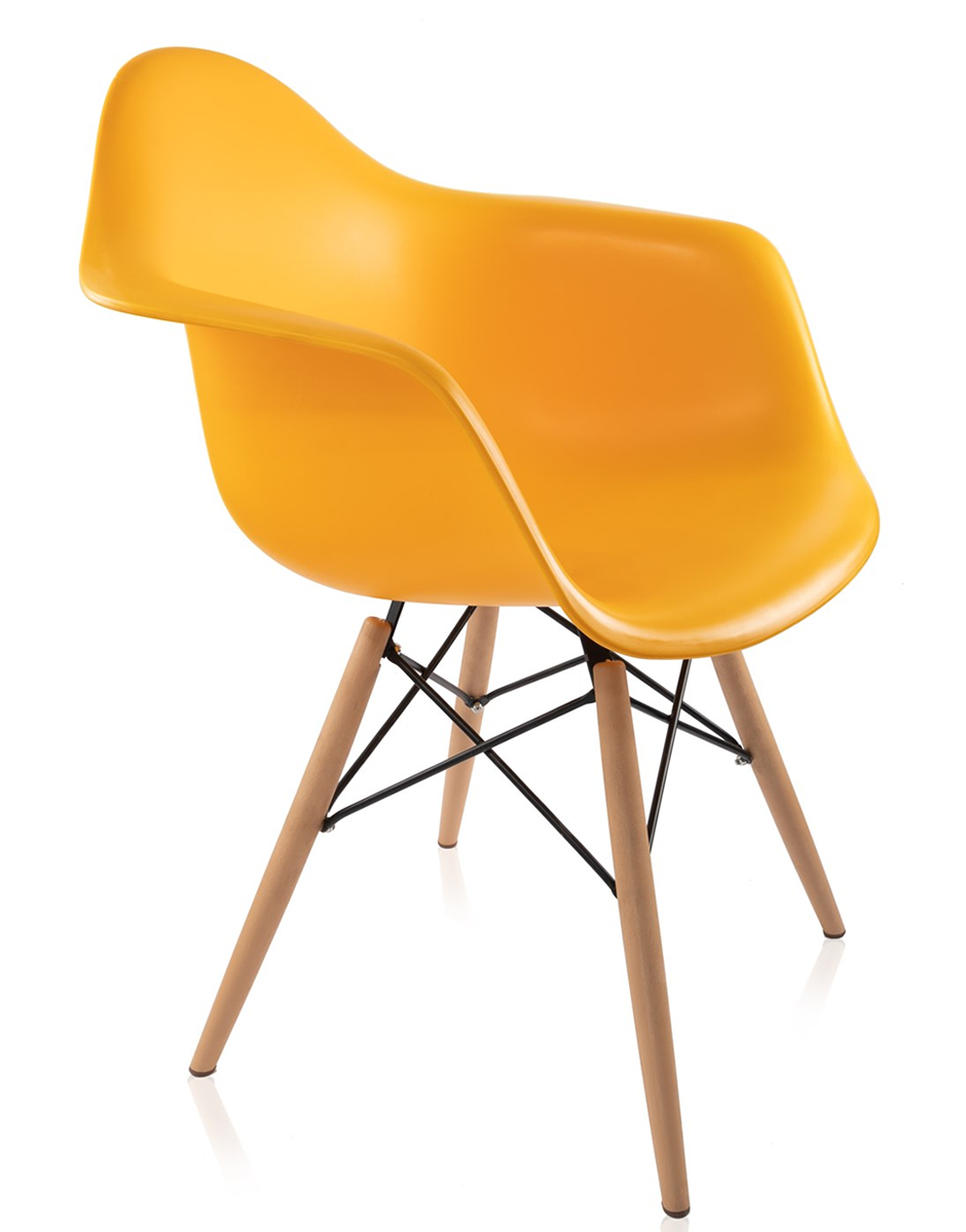 Sarı Kolçaklı Sandalye